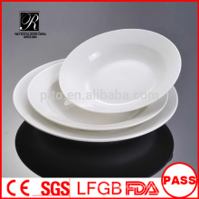 Fabricante porcelana al por mayor / banquete de cerámica ensaladera tazón de fuente de ensalada plato de sopa placa de pasta